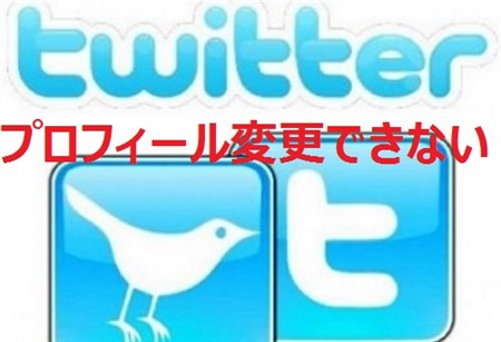 Twitterでプロフィールが変更できない原因と対処法とは